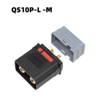 Conector Antichispas QS10P-L de Alta Corriente 210A-270A - Juego de Conectores para Prevención de Arco para Modificación de Baterías de Drones y Alimentación de Modelos RC