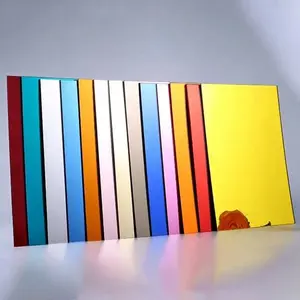 Thăng Hoa Tường Acrylic Gương Tấm Cuộn 1 Mm Acrylic Vàng Gương Tấm 4X8 'Gương Tấm Acrylic Cho Phòng Khách