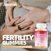 Bonbons gélifiés multivitaminés de qualité alimentaire OEM, favorisant la fertilité prénatale et la santé hormonale, gélifiés pour l'équilibre féminin, 60 gélifiés/flacon
