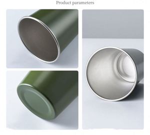 Tazas de Acero Inoxidable de Boca Ancha de 350 ml con Logotipo Personalizado 2025, para Camping, Té, Café y Vino al Aire Libre - Product Image 5