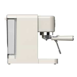 Machine à café expresso semi-automatique 20 bars, chauffage instantané, couleur crème, taille compacte avec mousseur à lait <span class=keywords><strong>pour</strong></span> usage domestique - Product Image 3
