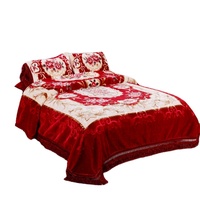Luxuriöse Überwurfdecke Decken für Winter-Bettwäsche-Sets Polyester-Nurz-Decken