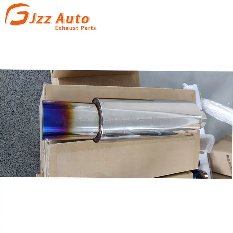 JZZ auto part universal muffler for rear racing exhaust type