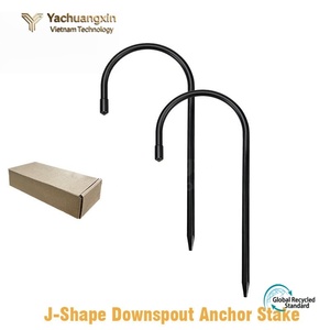 Heavy Duty Threaded Steel J-Nail Tent Peg 10.6inch for Outdoor Camping All Seasons Use - Product Image 5
