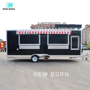 New Born Selling American Hot Dog Food Truck Mobile Ice Cream Food Trailer Hot Dog Food Trailer