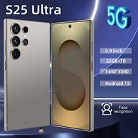 Smartphone S25 Ultra Android 15 5G LTE/CDMA 22 Go + 2 To, Nouveau Prix Usine 2025, Écran Large Global, Téléphones Mobiles 108 MP