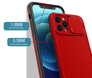 Coque arrière en TPU étanche, étui de téléphone chic et mince pour <span class=keywords><strong>iphone</strong></span> <span class=keywords><strong>11</strong></span> et 12, avec caméra coulissante, housse de Protection résistant aux chocs - Product Image 2