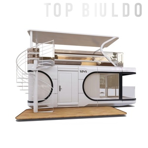 Petit bureau de jardin maison préfabriquée avec porte de <span class=keywords><strong>garage</strong></span> pliante et porte à rabat <span class=keywords><strong>en</strong></span> acier - Product Image 3