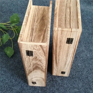 Caja de Almacenamiento Personalizada con Forma de <span class=keywords><strong>Libro</strong></span> Vintage, Caja Coleccionable de <span class=keywords><strong>Madera</strong></span> Maciza con <span class=keywords><strong>Bisagras</strong></span>, Joyería y Recuerdo de Graduación - Product Image 3