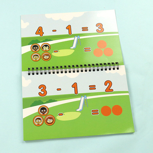 Usine Vente Pas Cher Enfants D'apprentissage Préscolaire <span class=keywords><strong>Livre</strong></span> de Comptage Spirale <span class=keywords><strong>Livre</strong></span> de Maths Pour Enfants - Product Image 2