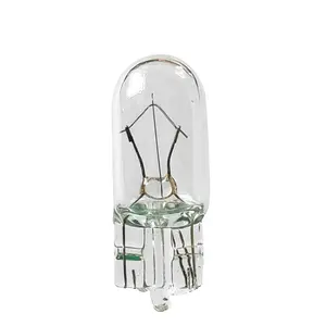 Petite ampoule halogène T10 12V5w, lampe automatique blanche chaude W5w 194 158 2825 pour éclairage de plaque d'immatriculation