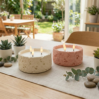 Bougie LED à la cire de paraffine à piles LANGSHENG avec effet de flamme 3D pour la décoration de la maison