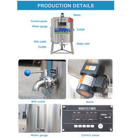 Machine de pasteurisation de lait de ketchup de type bain d'eau de 1 tonne pour les fruits
