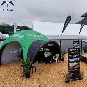 Free Design Inflatable Event Tent LED Lighten Aufblasbare Event Lounge Pavillon 4m Event Pavillon For Race Car Rally