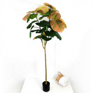 Vendita calda di 160cm di plastica Banyan albero di violino artificiale foglia di <span class=keywords><strong>fico</strong></span> per interni decorativi per natale e <span class=keywords><strong>capodanno</strong></span> - Product Image 1