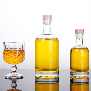 Botella <span class=keywords><strong>de</strong></span> Vidrio <span class=keywords><strong>de</strong></span> Diseño Nuevo al por Mayor, Botella <span class=keywords><strong>de</strong></span> Vidrio Personalizada para Licor, Vodka, Ginebra, Whisky, <span class=keywords><strong>Tequila</strong></span>, 500 ml, 750 ml, con Tapón - Product Image 3