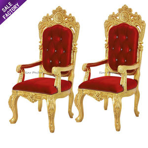 Chaise de trône royale de luxe haut de gamme à prix avantageux pour mariage - Product Image 2
