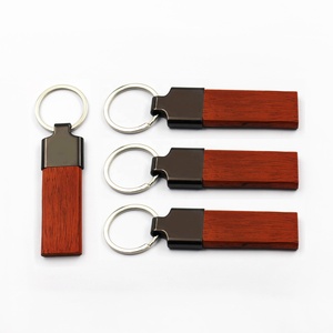 OneWay Wholesale Kids' Wood Key Chain Customized Logo Souvenir Promotional Wooden Keychain