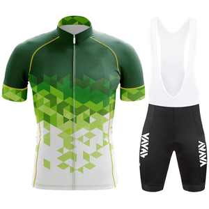 Ropa de bicicleta de manga corta para <span class=keywords><strong>hombre</strong></span>, conjuntos de camisetas de <span class=keywords><strong>Ciclismo</strong></span> de <span class=keywords><strong>verano</strong></span> transpirables - Product Image 4