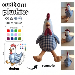 Fabricant de jouets en peluche personnalisés à faible MOQ, jouets en peluche animaux en peluche, monstre bleu personnalisé en peluche avec cornes jaunes, poupée en peluche douce personnalisée - Product Image 4