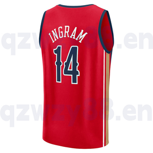Expédition immédiate, uniformes de basket-ball américains de New Orleans, 100% polyester, respirant, séchage rapide, broderie, maillots NB # 1 <span class=keywords><strong>WILLIAMSON</strong></span> # 15 - Product Image 3