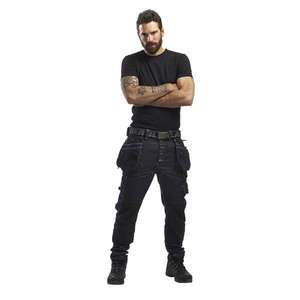 BLAKLADER - 199911418999D104 Craftsman <b>trousers</b> <b>Stretch</b> X1900 Navy blue/<b>Black</b> - EAN 7330509513835 <b>WORK</b> <b>TROUSERS</b> - Product Image 3