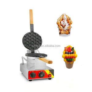 เครื่องอบวาฟเฟิลแบบฟอง110V 220V สำหรับใช้ในร้านค้าอาหารเช้าเครื่องอบขนมแบบไม่ติดแผ่นไข่วาฟเฟิลเครื่องทำขนมปังมีเวลา - Product Image 4