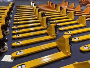 Transpalette 3 tonnes à pompe en caoutchouc <span class=keywords><strong>de</strong></span> maïs et en nylon Roue à fourche <span class=keywords><strong>de</strong></span> 2 mètres Cric à main - Product Image 5
