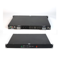 Commutateur de transfert statique monophasé automatique 1U pour montage en rack, interrupteur unique, 16A max. Application industrielle 220V IP20 4ms