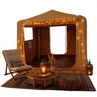 Tente de camping double couche quatre saisons à ouverture automatique rapide en tissu Oxford 600D imperméable et résistant à la neige