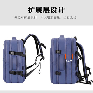 High-End Custom Men's <b>Backpack</b> Multi-Functional Casual Aviation with Expandable Features <b>for</b> Business Use - Product Image 5