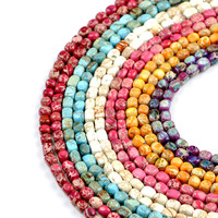 Vente chaude Jaspe Impérial Perles En Vrac 5*7mm Brins Irréguliers pour Pierre Naturelle Bijoux Bracelet Collier Faisant Accessoire