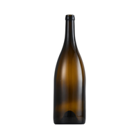 Usine En Gros Bordeaux Bourgogne Champagne Bouteilles En Verre De Vin Rouge 500ml 750ml Bouteille De Vin En Verre Scellé En Liège Vert Foncé