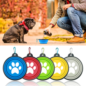 Tazón Plegable de Silicona para Comida de Mascotas, Tazón de Agua Plegable para Perro, Gran Venta - Product Image 1