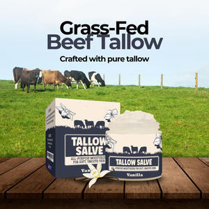 Baume au beurre de suif de bœuf 100% biologique avec logo personnalisé, sans saveur, <span class=keywords><strong>crème</strong></span> pour le <span class=keywords><strong>visage</strong></span>, hydratant, pores pour une hydratation quotidienne, soin doux et souple - Product Image 2