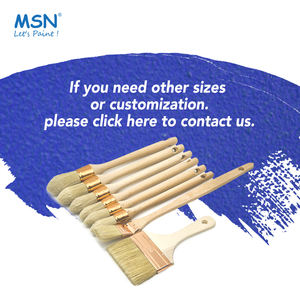 Pinceau à poils synthétiques 100% plastique de haute qualité avec manche long en bois - Product Image 5