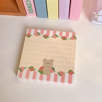 Beberapa desain magnetik sekolah dengan kartu dukungan catatan tempel bantalan Memo kertas untuk pembacaan yang lebih baik dan visibilitas
