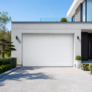 <span class=keywords><strong>Porte</strong></span> <span class=keywords><strong>de</strong></span> <span class=keywords><strong>garage</strong></span> sectionnelle moderne enroulable, finition en alliage <span class=keywords><strong>d</strong></span>'aluminium imperméable, automatique, électrique, pour villa, entrepôt, sous-sol, usage extérieur - Product Image 4