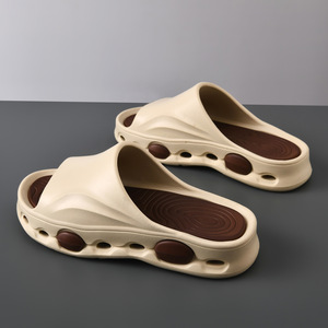 Sandales à semelles épaisses blanches et noires, respirantes, antidérapantes, décontractées, sportives, pour toutes les saisons - Product Image 4