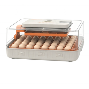 Incubateur d'œufs mini entièrement automatique, machine à couver à double alimentation pour usage agricole, incubateur de poulets avec contrôle de l'humidité - Product Image 6