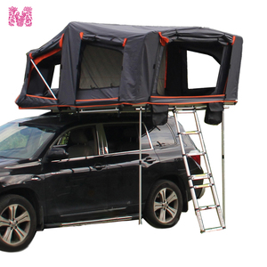 Tente de toit pliable en alliage d'aluminium, coque noire et grise, couleur personnalisée pour le camping en famille, la randonnée, la pêche, le <span class=keywords><strong>safari</strong></span> - Product Image 3