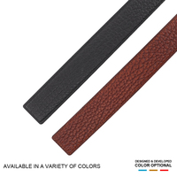 Ceintures en cuir personnalisées de marque tendance avec logo de couleur unie de style unique pour hommes