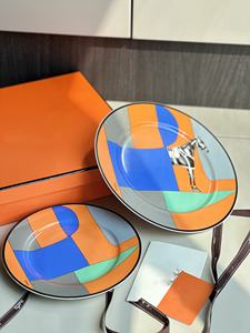 Assiettes de présentation et assiettes plates en porcelaine, style nordique, best-seller pour la décoration intérieure - Product Image 5