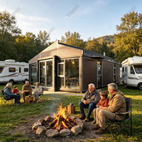 Maisonnette préfabriquée rapide à monter avec structure en acier galvanisé standard pour chambre, salle de bain, cuisine, ou suite pour les beaux-parents