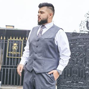 Gilet de <span class=keywords><strong>costume</strong></span> grand S-12XL pour hommes en gros gilet formel d'affaires avec trois poches adapté au <span class=keywords><strong>costume</strong></span> ou au smoking grand - Product Image 4