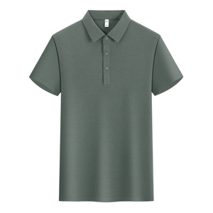 Polo personnalisé à séchage rapide, col personnalisé, manches courtes, t-shirt 100% polyester, chemise de golf, broderie de logo, vêtements décontractés d'été - Product Image 3
