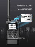 UVK1(8) QUSHENG 5W Mini Talkie-walkie portable à fréquence unique pour secours extérieur et itinérances en autonomie L821