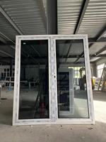 Portes et fenêtres en aluminium porte à double battant portes en aluminium avec grille