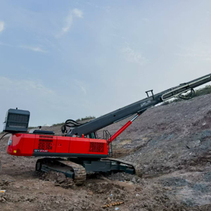 เครื่องเจาะไฮดรอลิกเคลื่อนที่แบบตีนตะขาบสำหรับงานเจาะสมอฐานรากเขื่อน - Product Image 1