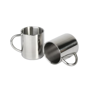 Unbreakable 7.5oz 200ml Vacuum Travel Stainless Steel Mugs for <b>Kids</b> Double Walled Camping Coffee <b>Cup</b> Mugs with Handle - Product Image 1